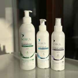 Мʼякий щоденний шампунь SOIKA з гідролатами гамамелісу, арніки й вітамінами для всіх типів волосся 300 мл