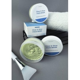 Відновлююча маска-антистрес для обличчя MODAY Clear & Glow FACE MASK на основі цинку та азелаїнової кислоти 50 мл