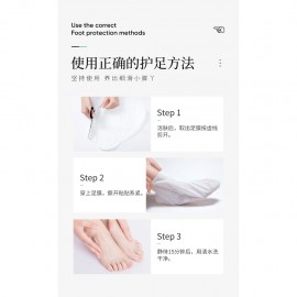 Маска-шкарпетки для ніг Luofmiss niacinamide goat milk foot mask 35 г