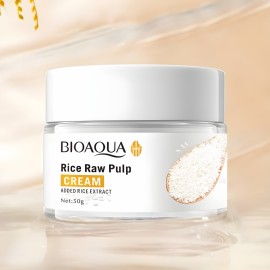 Крем для обличчя на основі рису Bioaqua Rice Raw Pulp Cream