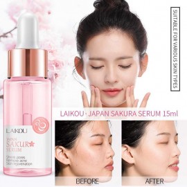 Омолоджувальна ліфтинг сироватка для обличчя Laikou Japan Sakura Serum 15 мл.