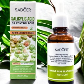 Сироватка для жирної проблемної шкіри Sadoer Salicylic Acid Oil Control Acne Treatment Essence, 30ml