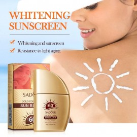 Сонцезахистний крем Sadoer Gold Collagen Sunscreen SPF60 PA  30g