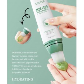 Бульбашкова маска для обличчя з алое Sadoer Aloe Vera Small Bubble Mask 100г