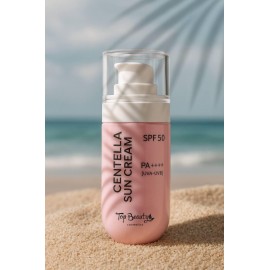 Крем для обличчя сонцезахисний з центелою Top Beauty SPF 50 / PA++++ 50 мл