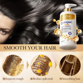Шампунь з колагеном проти лупи Collagen Sadoer 500 мл