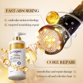 Шампунь з колагеном проти лупи Collagen Sadoer 500 мл