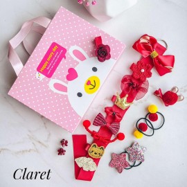 AКЦІЯ! 1=2 Набір дитячих заколок в подарунковій коробочці Ma vie Mari 18 шт