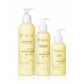 Набір для волосся 3в1 "Формула блиску" Soika