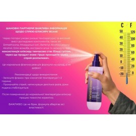 Професійний незмивний спрей-еліксір Professional Leave-in Detangling Treatment Elixir Bogenia BG446 250 мл