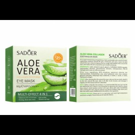 Патчі гідрогелеві Sadoer Aloe Vera Collagen Soothing Eye Mask з алое вера