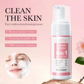 Пінка-мус для вмивання Sadoer 4 In 1 Repair & Clean Facial Mousse 150 мл