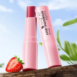 Бальзам-тінт для губ Sadoer Hyaluronic Jelly Strawberries Squalane Anti-Cracking зволожувальний, проти сухості та тріщин