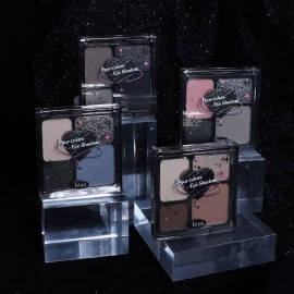 Тіні для очей 4х кольорові Biya