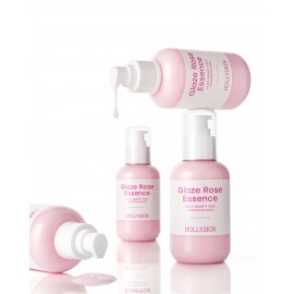 Мультифункціональна трояндова мікроемульсія для обличчя Hollyskin Glaze Rose Essence 200 мл