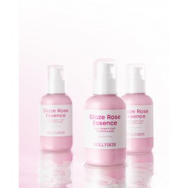 Мультифункціональна трояндова мікроемульсія для обличчя Hollyskin Glaze Rose Essence 200 мл