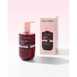 Відлущувальний гель для очищення тіла з гліколевою кислотою й екстрактом кленового соку Hollyskin Glycolic Acid 500 мл