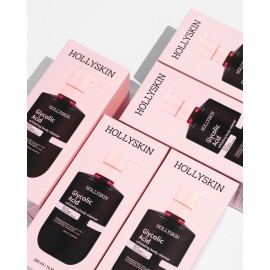 Відлущувальний гель для очищення тіла з гліколевою кислотою й екстрактом кленового соку Hollyskin Glycolic Acid 500 мл