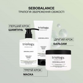 Балансувальна маска для волосся схильного до жирності Sebobalance Triology 330 г