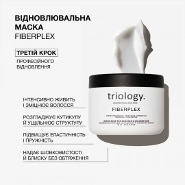 Відновлювальна маска для пошкодженого та фарбованого волосся Fiberplex Triology 330 г