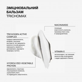 Зміцнювальний бальзам для волосся схильного до ламкості та випадіння Trichomax Triology 200 мл