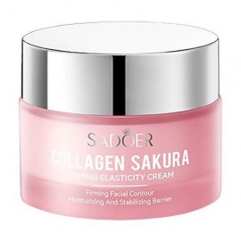 Крем для обличчя Sadoer Collagen Sakura Firming Elasticity Cream з екстрактом сакури, 50 г