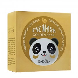 Патчі під очі від темних кіл Sadoer Golden Snail з муцином равлика