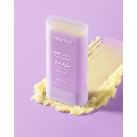 СЕТ: Сонцезахисний стік для обличчя Hollyskin Multi Care. SPF 50+ 20г+Крем для щоденного очищення шкіри обличчя Hollyskin So Clean. з екстрактом камелії і рисом 