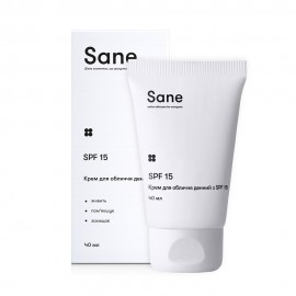 Крем для обличчя денний з SPF 15 Sane 40 мл