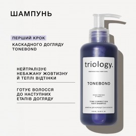 Шампунь для корекції тону волосся TONEBOND Triology 250 мл