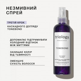 Незмивний спрей для захисту тону та відновлення волосся TONEBOND Triology 150 мл
