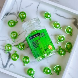 Зелені Незмивні капсули з олією Камелії для сухого та посіченого волосся Ma Vie Mari Hair Vitamin