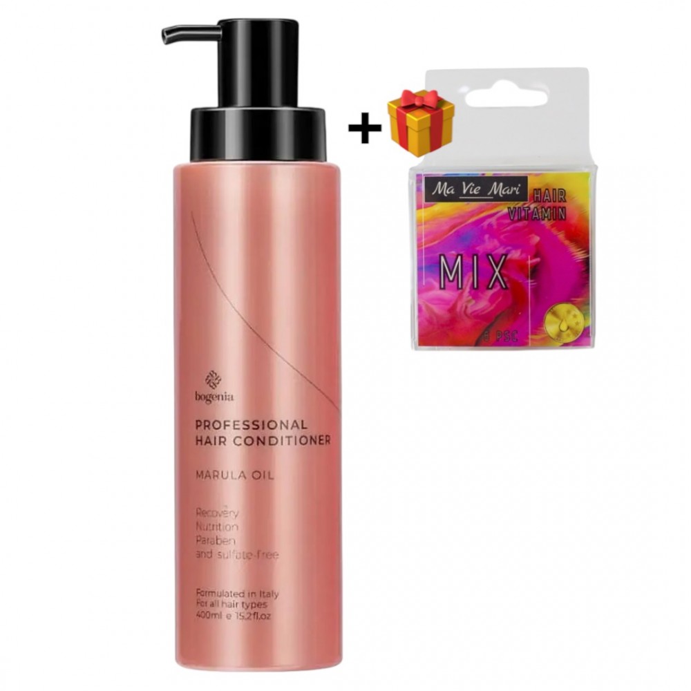 Кондиціонер для волосся Марула MARULA професійний Bogenia BG403 400мл