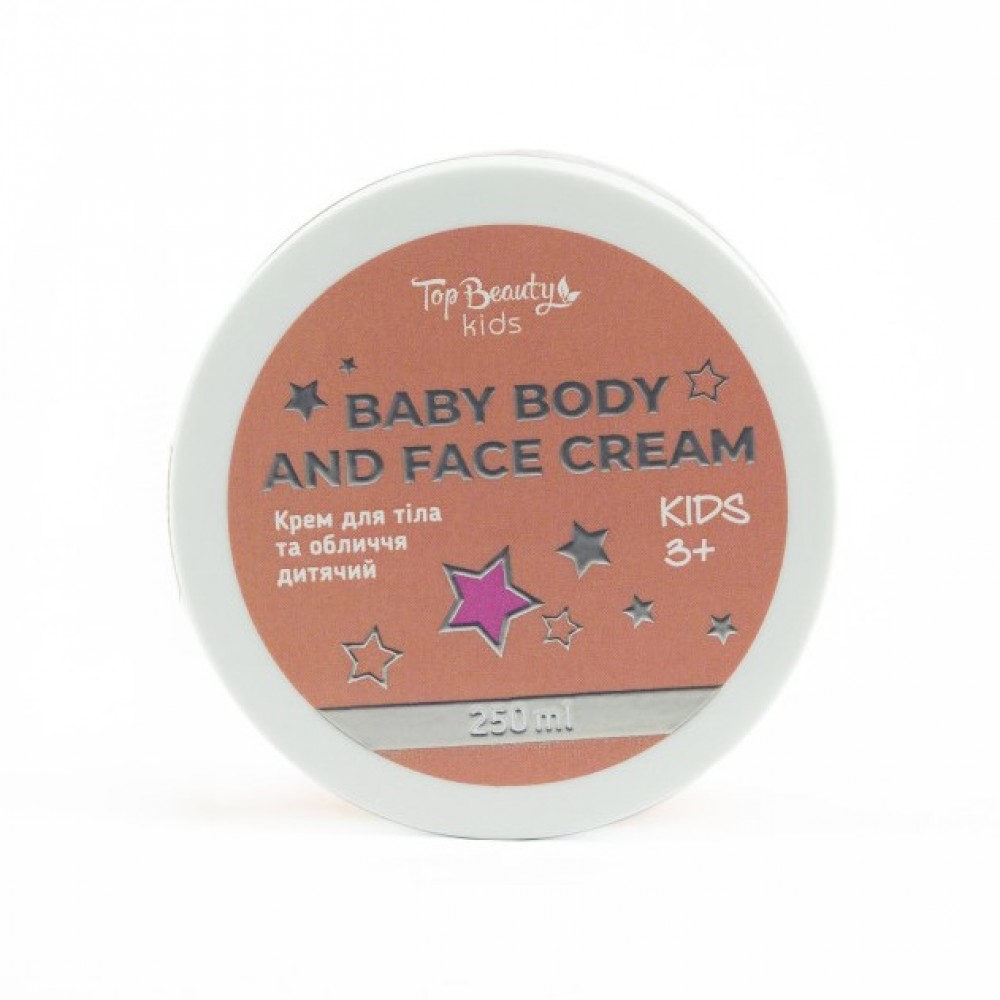 Крем для тіла та обличчя дитячий вік 3+ 250 мл Top Beauty