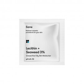 Крем для жирної шкіри обличчя з лецитином та морськими водоростями 3% Sane 40 мл