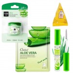 Міні набір для обличчя Алое у прозорому пакеті
