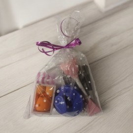 Жіночий набір аксесуарів для догляду за шкірою обличчя у прозорому пакеті