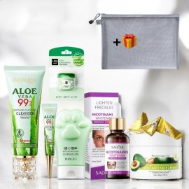 Набір для обличчя зволожуючий 8в1 Bioaqua Aloe Vera 99% з алое
