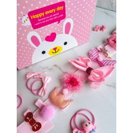 Набір дитячих заколок в подарунковій коробочці Ma vie Mari Pink