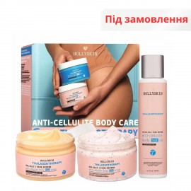 Розігрівальне антицелюлітне обгортання + Розігрівальний скраб + Антицелюлітна олія HOLLYSKIN