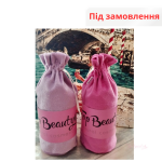 Тюрбан двосторонній в мішечку чорний Top Beauty