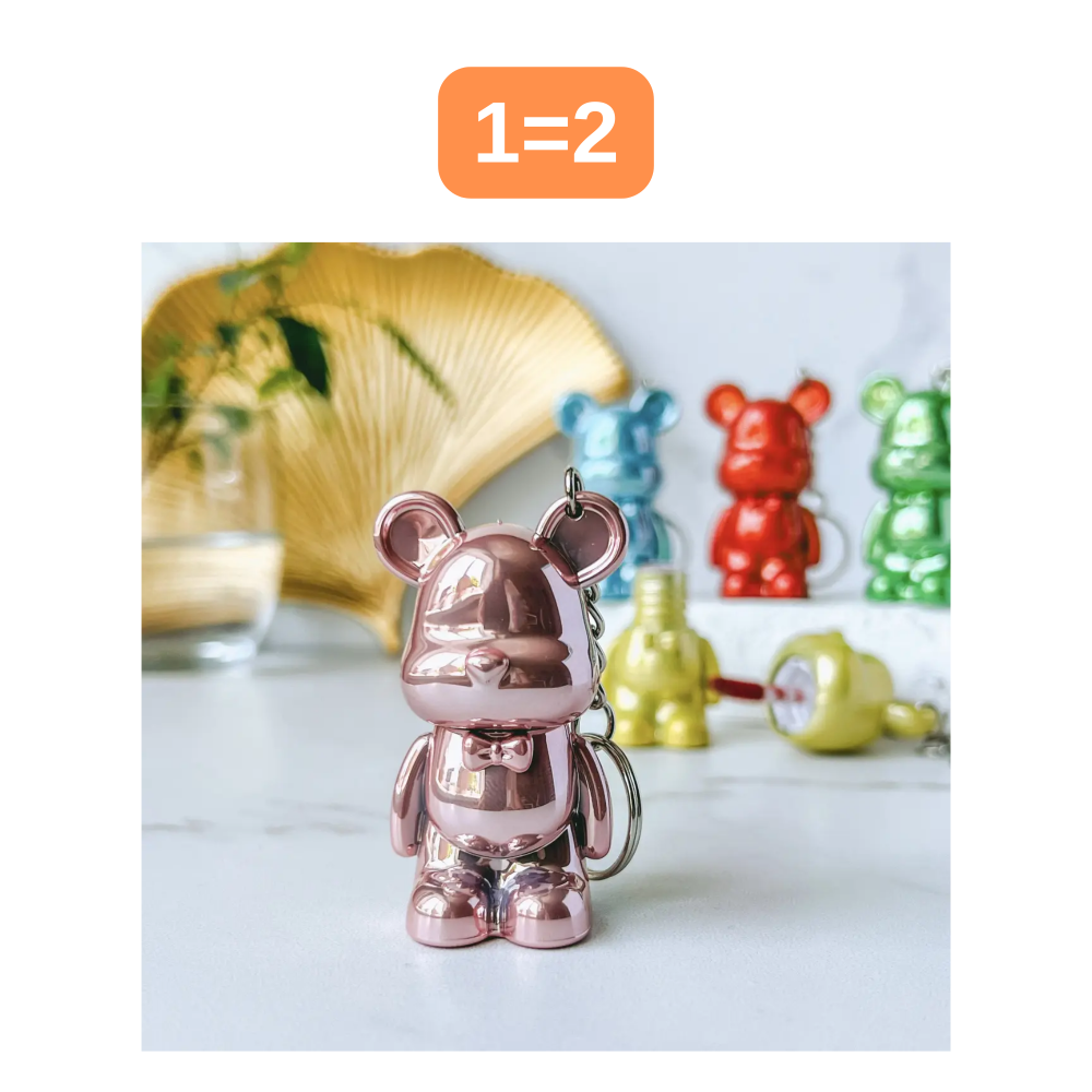 АКЦІЯ 1=2 Помада для губ брелок Gagk Ведмедик Перламутр