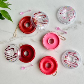 Помада + рум'яна + тіні 3в1 Пончик Iman of noble