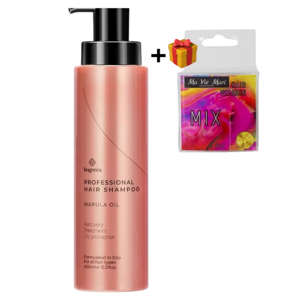 Шампунь для волосся Марула MARULA Bogenia Професійний BG403 400мл
