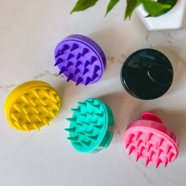 Щітка-масажер (скрабер) для шкіри голови