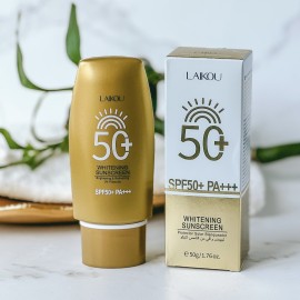 Сонцезахисний крем, що освітлює Laikou Whitening Sunscreen SPF 50+ PA+++ 50г