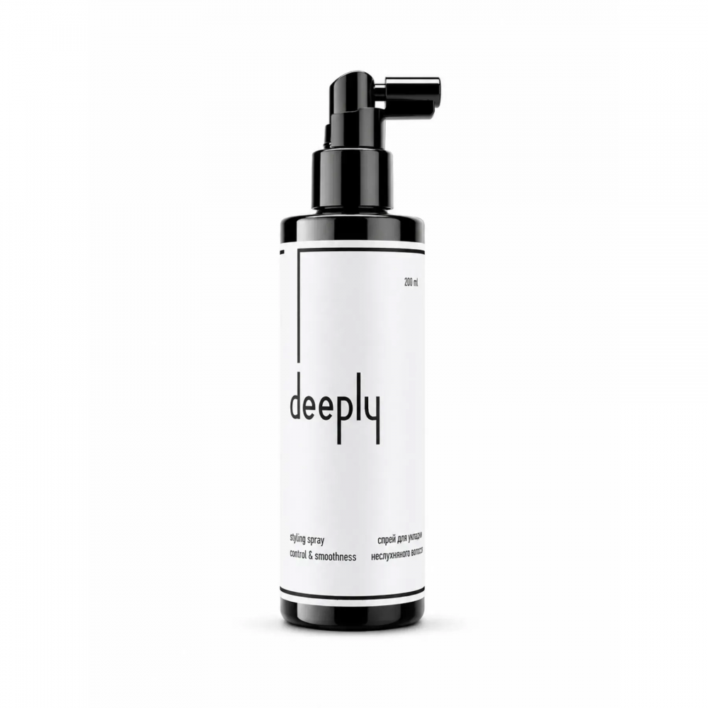 Спрей для контролю неслухняного волосся deeply styling spray control & smoothness 200 мл