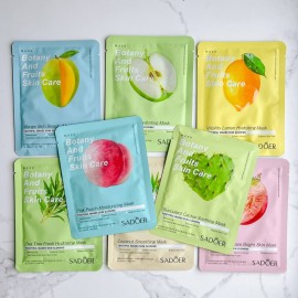 Набір тканинних масок Sadoer Botany And Fruits Мікс 10шт