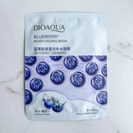 Тканинна маска для обличчя з екстрактом чорниці Bioaqua Blueberry Moisturizing Mask