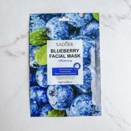 Тканинна маска Sadoer фрукти Blueberry Чорниця